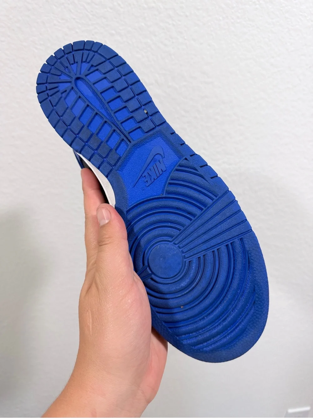 Nike dunk low blue and black